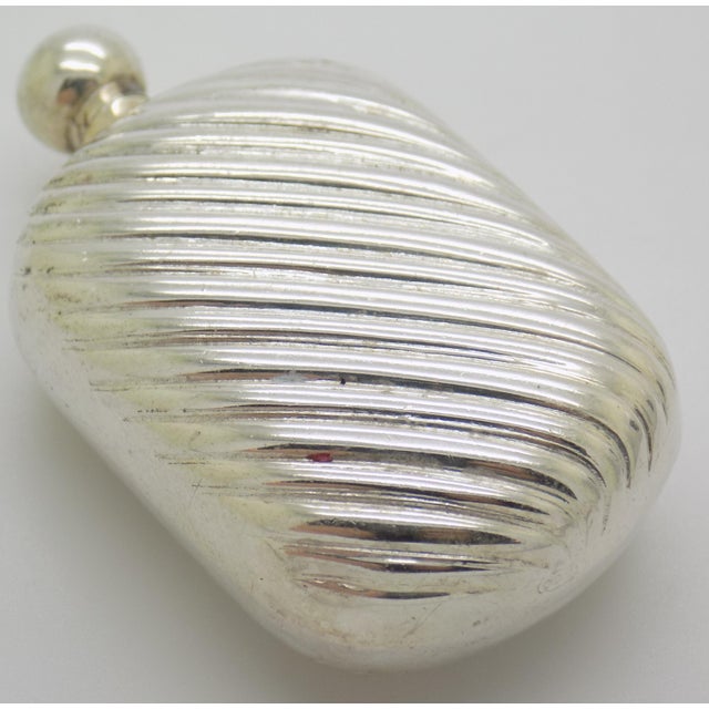 Italian Vintage Italian Handmade Genuine Silver Florentine Perfume Bottle Miniature For Sale - Image 3 of 12