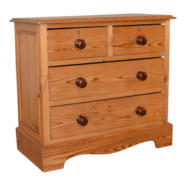 Waxed pine chest of drawers cheap