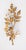 Metal Vintage Italian Gilt Tole & White Roses Candle Sconce For Sale - Image 7 of 8