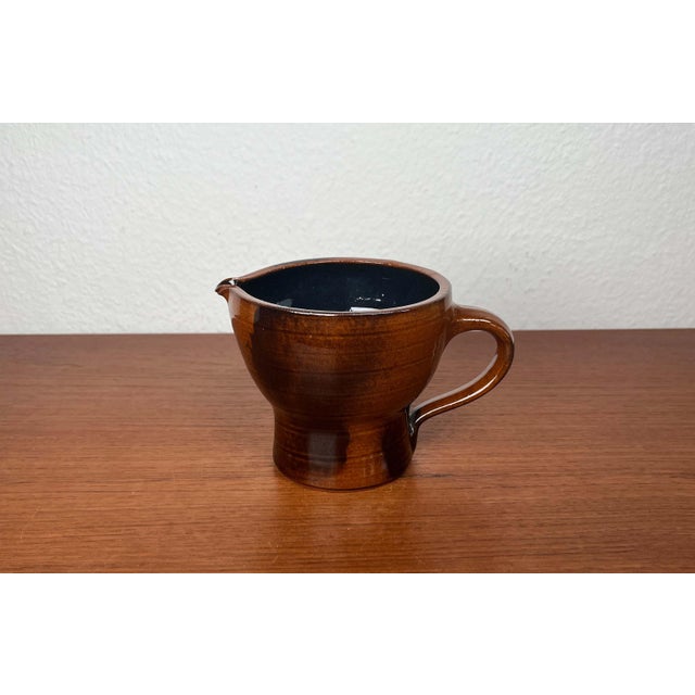 Mid-Century Modern German Studio Pottery Jug Vase by Siegfried Gramann for Töpferhof Römhild, 1960s For Sale - Image 16 of 16