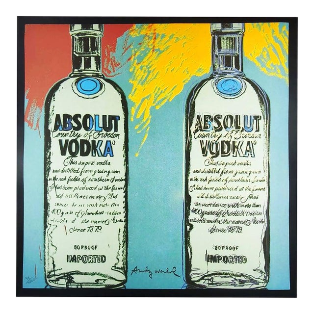 1980s After Andy Warhol, Absolut Wodka, Lithograph For Sale