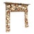 Vintage Boho Shell Encrusted Fireplace Surround For Sale