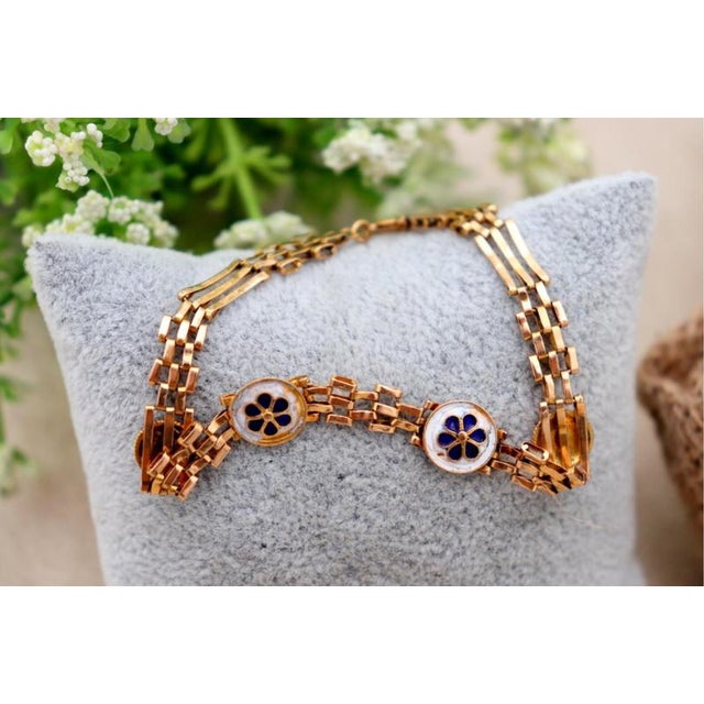 19.2k Gold Bracelet For Sale - Image 3 of 8