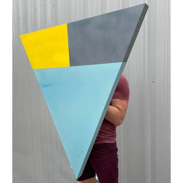 2020s William Finlayson Jr., Modern Acrylic Painting on Panel Titled: "2nd Tri", 2021 For Sale - Image 5 of 13