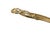 Art Nouveau brass letter opener with pomegranate and sinuous tendrils design typical of the style. Stamped on the reverse...