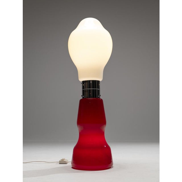 Floor Lamp in the style of Mazzega, Italy, 1990s For Sale - Image 3 of 7