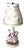 Porcelain Lithophane Table Lamp from PMP Plaue von Schierholz, 1950s For Sale