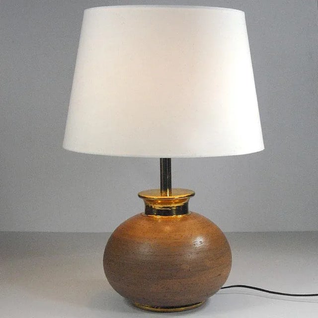 Italian Ceramic Lamp from Studio 4, 1960s For Sale - Image 4 of 9