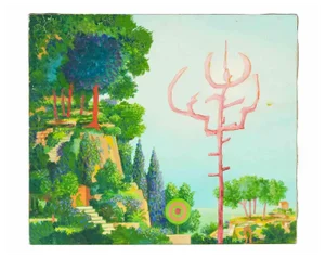 Leo Guida, Landscape on the Sea, Oil Painting on Canvas, 1970s