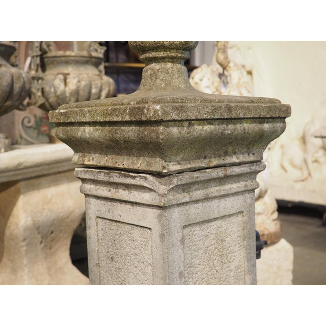 Vintage French Cement Fountain Pillar From Provence For Sale - Image 17 of 18