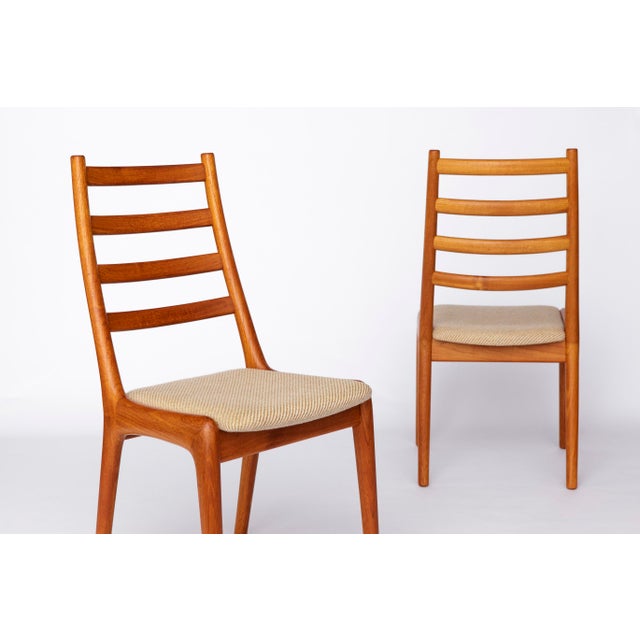 Mid-Century Modern Teak Dining Chairs from JK Møbler, Denmark, 1970s, Set of 4 For Sale - Image 3 of 13