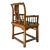 Antique Side Chair : Mid 19th Century Chinese Elm Wood Vintage Chinese Side Chair- With a Warm Golden Glow! For Sale
