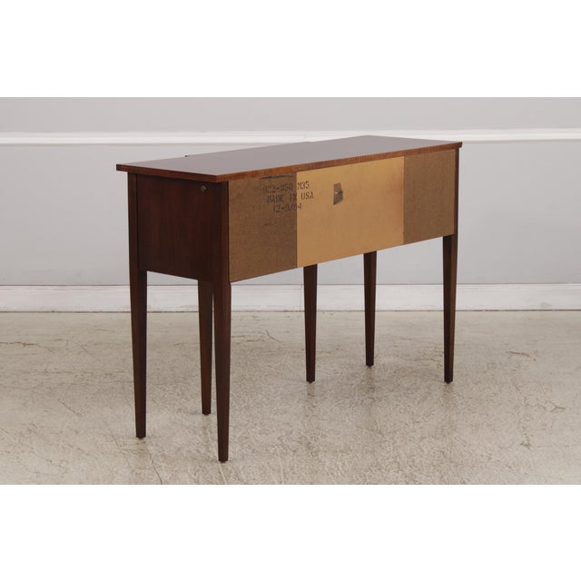 American Drew Mahogany Inlaid Buffet Server For Sale - Image 16 of 18