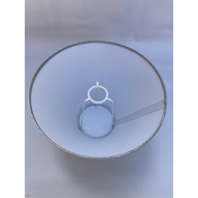 Silver Sage Fabric Lamp Shade For Sale - Image 6 of 6