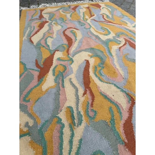 French Modern Tapestry by Nee, 1970s For Sale - Image 12 of 16