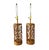Vintage Mid Century Rattan and Bamboo Cylinder Table Lamps, a Pair For Sale - Image 4 of 13