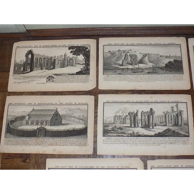This set of eleven(11) authentic 18th century copperplate engravings depict views from the historic work of the brothers...