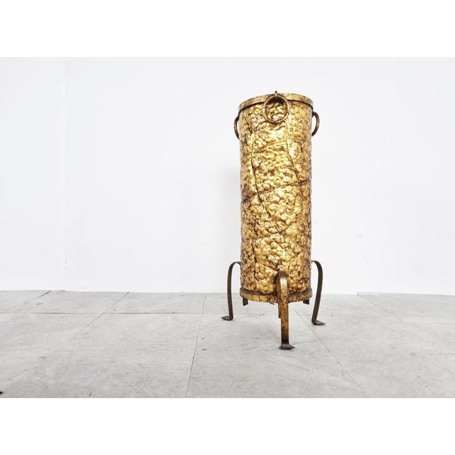 Copper Mid-Century Copper Umbrella Stand, 1960s For Sale - Image 8 of 9