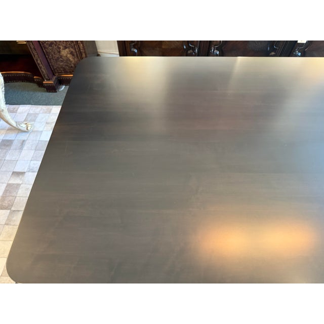 Custom Design Double Pedestal Dining Table For Sale - Image 11 of 12