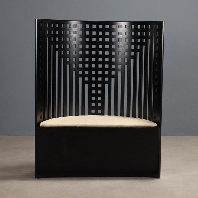 Willow Armchair attributed to Charles Rennie Mackintosh for Cassina For Sale - Image 10 of 10