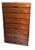 Mid-Century Mahogany Highboard with Jewelry Drawer, West Germany, 1960s For Sale