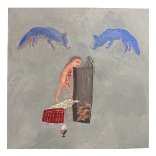 Pablo Alonso Herraiz, Composition, 1996, Oil on Canvas For Sale