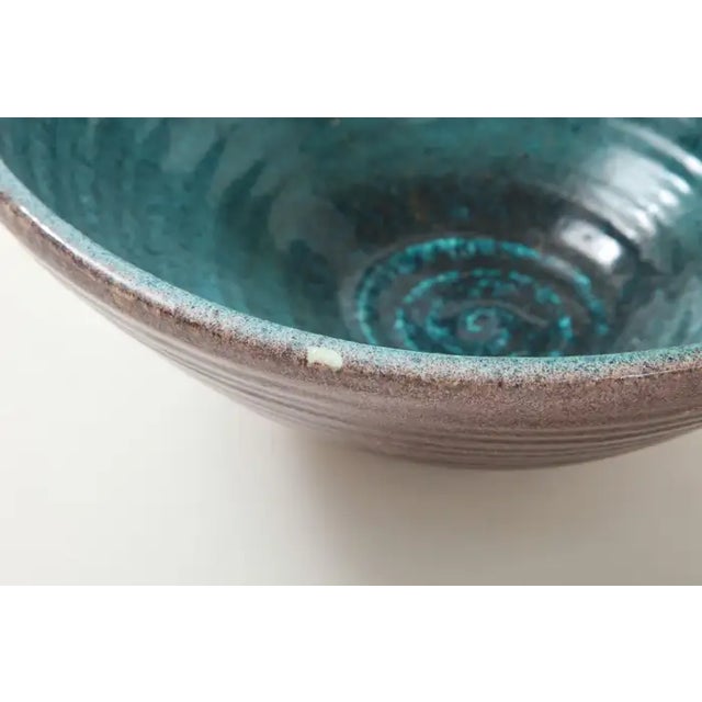 1950s Accolay Pottery Bowl For Sale - Image 10 of 12