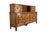 19th Century French Deux Corps Buffet Oak and Copper Cabinet by Dudouyt, 1940s For Sale - Image 3 of 18
