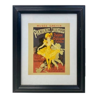 Muse Grevin "Pantomimes Lumineuses" Original Poster by Jules Cheret For Sale