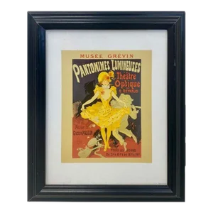Muse Grevin "Pantomimes Lumineuses" Original Poster by Jules Cheret