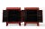 Brick Red A Pair of Red Lacquer Cabinets For Sale - Image 8 of 8