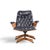George Mulhauser for Plycraft Mr Chair Mid Century Lounge Chair and Ottoman The chair measures: 35.5 wide x 36 deep x 35...