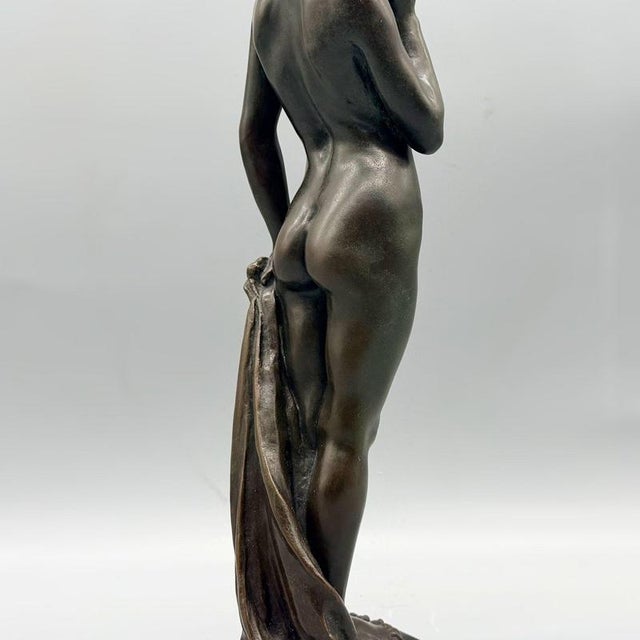 Katherine Murray Jardine, Pensive Woman, Nude, 1925, Bronze For Sale - Image 4 of 9