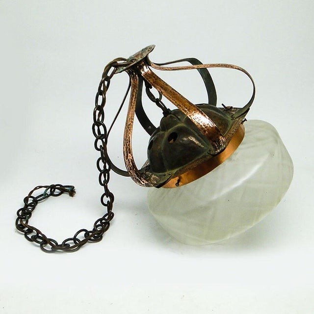 20th Century Glass Pendant Lamp, Austro-Hungary, 1890s For Sale - Image 17 of 18