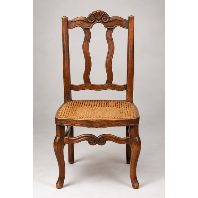 Early 19th Century Early 19th Century Louis XV Style Dining Chairs Set of 4 For Sale - Image 5 of 6