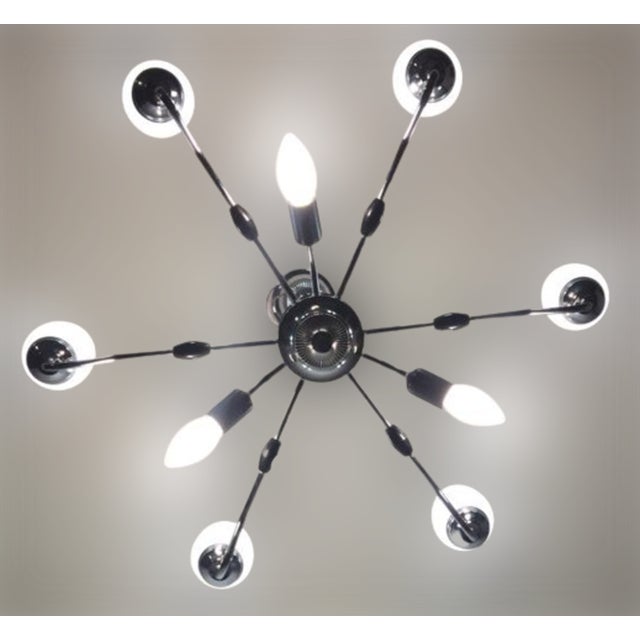 Mid-Century Chandelier, 1950s For Sale - Image 16 of 17