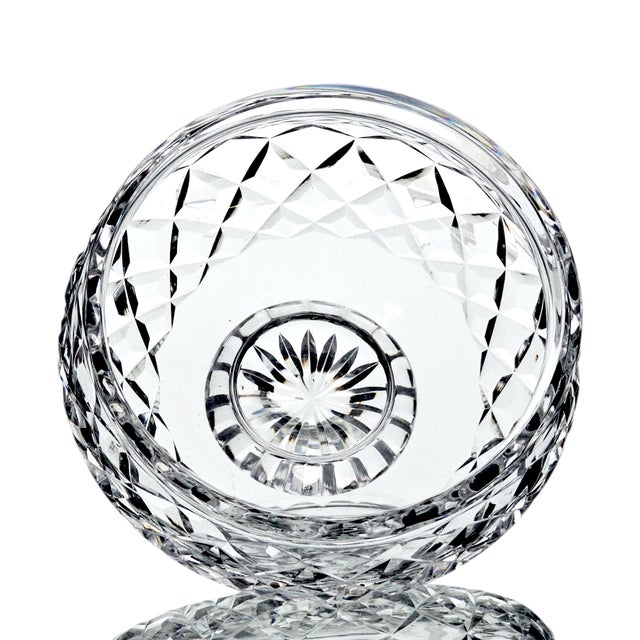 Transparent Vintage Galway Crystal Covered Dish - Hand Cut - 5.5" Ireland For Sale - Image 8 of 10