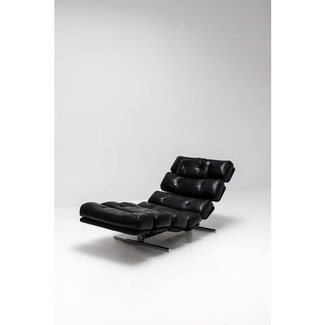 Chaise Lounge by Eric Deforce for Gervan, 1960s For Sale - Image 3 of 12