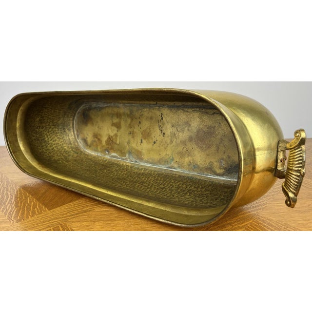Vintage Style Brass Jardiniere with Handles For Sale - Image 15 of 18