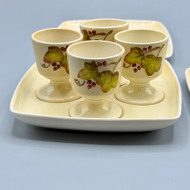 Art Deco Grapevine Breakfast & Serving Service from Carlton Ware, England, 1930s, Set of 17 For Sale - Image 9 of 18
