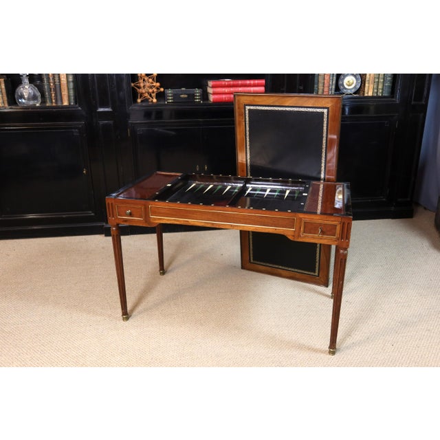 Wood Louis XVI Game Table, 1700s For Sale - Image 7 of 13