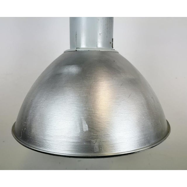 1970s Large Industrial Aluminium Pendant Light from Elektrosvit, 1960s For Sale - Image 5 of 18