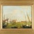 Oil on canvas view of San Giorgio Maggiore, Venice, as viewed from across the Grand Canal. The painting has been cleaned,...