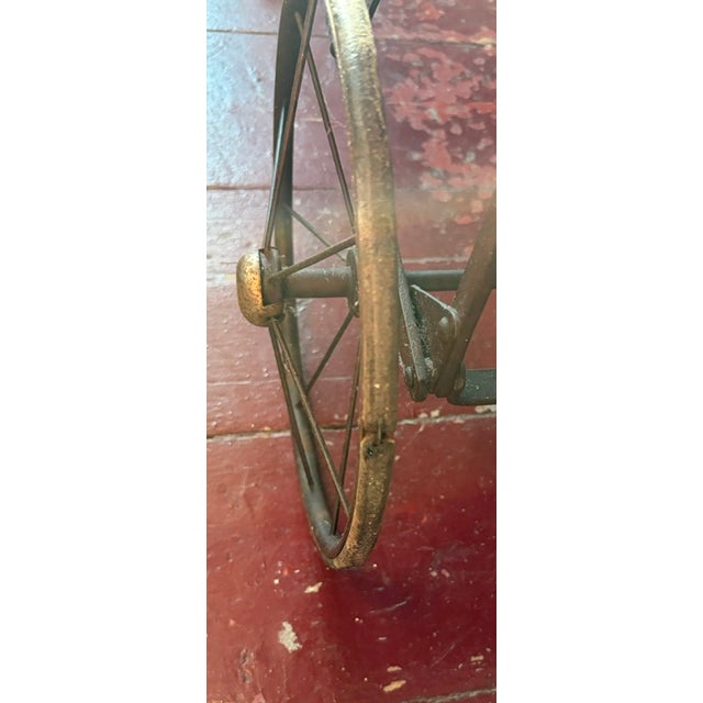 Antique Wood and Metal Industrial Rolling Tea or Bar Cart - Hotel Trolley For Sale - Image 11 of 11
