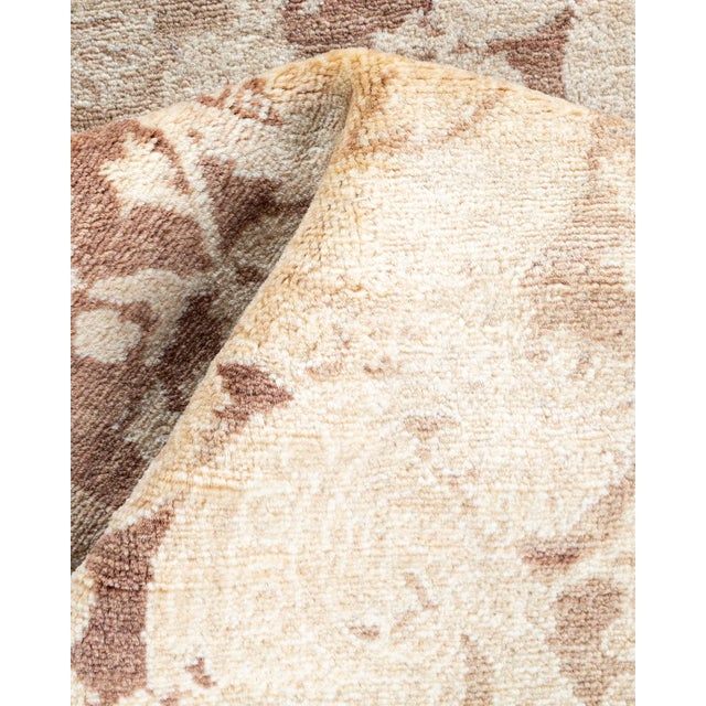 Textile Mogul, One-of-a-Kind Hand-Knotted Area Rug - Brown, 3' 2" x 5' 1" For Sale - Image 7 of 8