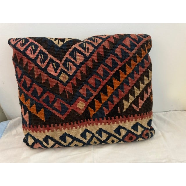 Textile Vintage Kilim Pillows For Sale - Image 7 of 7