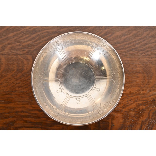 Art Deco Tiffany & Co. Art Deco Sterling Silver Fruit Bowl or Centerpiece Bowl For Sale - Image 3 of 9