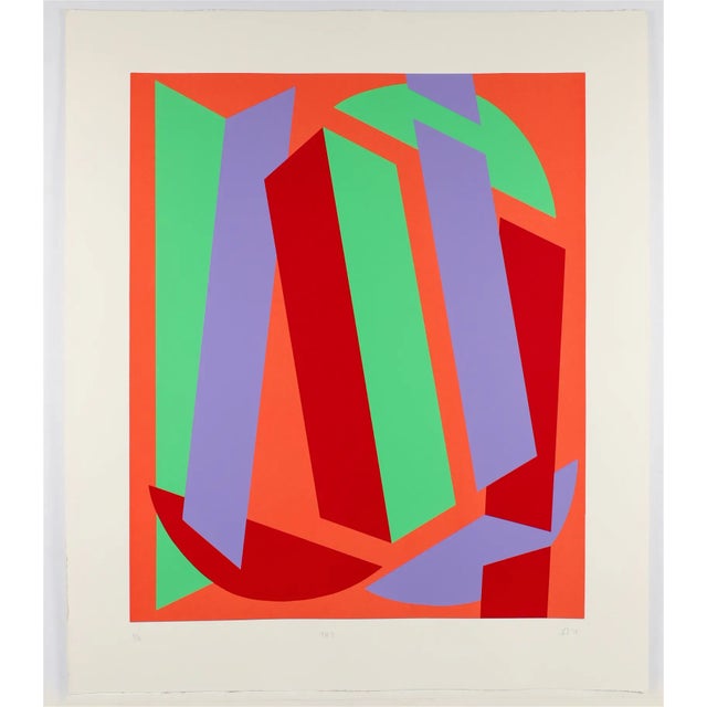 Vanessa Jackson British 1953 - Tilt 2018 Screenprint Signed, dated, titled and numbered 5/75 in pencil Image 26.25 x 22...