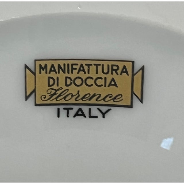 Ceramic Richard Ginori Italian Fruit 1735 Pedestal Cake Stand For Sale - Image 7 of 7