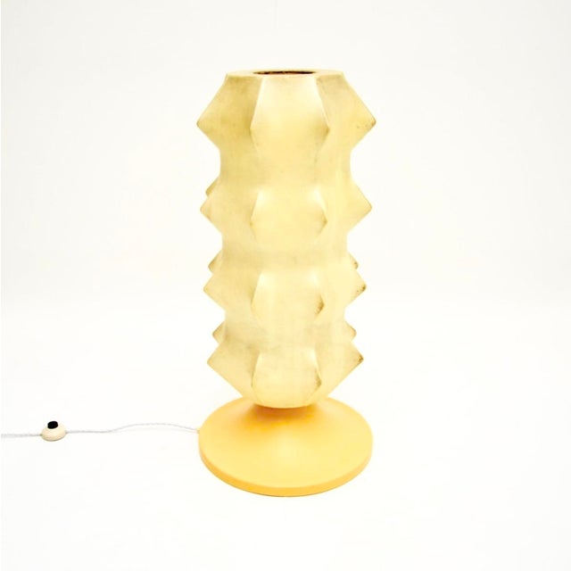 A stunning and extremely rare vintage cocoon floor lamp by Goldkant Leuchten. It was made in Germany, and dates from the...